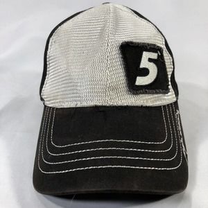Kasey Kahne #5 Valvoline Nascar Black Mesh Trucker Hat Adjustable Back Cap OSFM